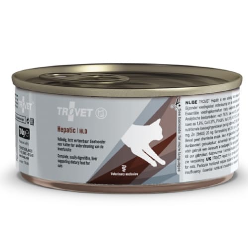 Trovet Hepatic HLD veterinārie konservi kaķiem aknām ar jēru 100 g